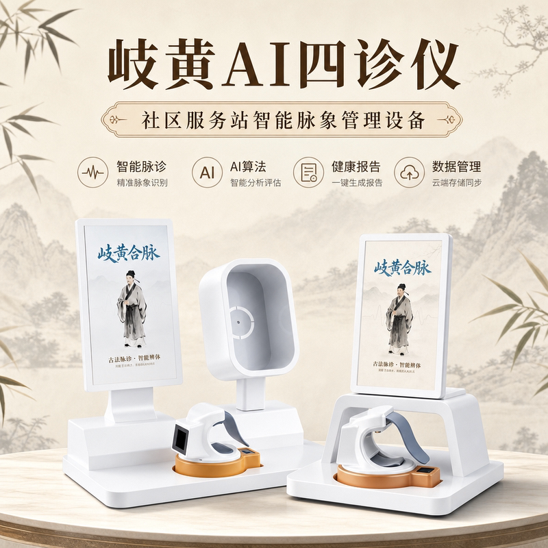 Qi Huang Hemai Four Diagnostic Instruments Qi Huang Hemai Wrist Diagnostic Instrument for Gathering Pulse Patterns at the Index, Middle, and Radial Positions Intelligent Traditional Chinese Medicine Workstation Self-Service