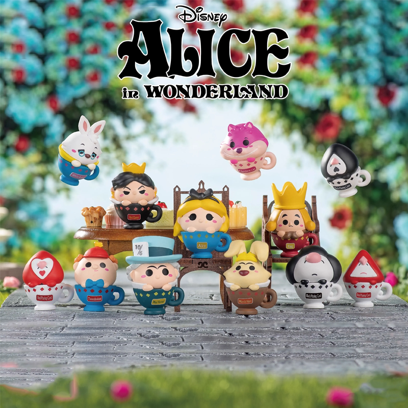 Authentic Alice in Wonderland Series Mini Bean Blind Bag Blind Box Cute Peripheral Handmade Office Ornament Gift