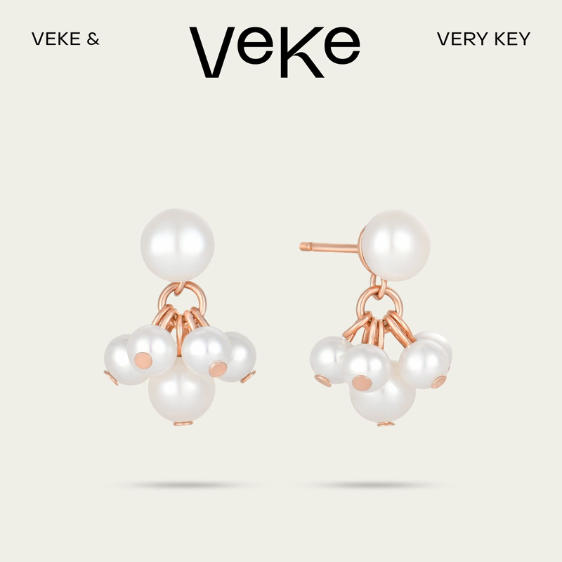 Veke'Evening Star' Series Earrings 925 Silver Needle Elegant Minimalist Stud Earrings Se22650A Veke'Evening Star' Series Earrings 925 Silver Needle Elegant Minimalist Stud Earrings Se22650A