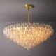 2025 New Restaurant Lighting, Living Room Lamp, Light Luxury Crystal Chandelier, Simple Post-Modern Elegant European-Style Bedroom Lamp