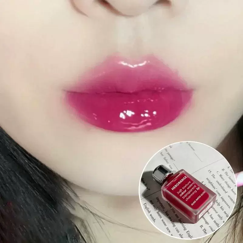 Новый гель-глянец для губ Jelly Mirror Lip Glaze Water Lipgloss Sexy Red Lip Tint