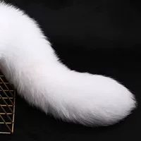 Очаровательная белая лиса