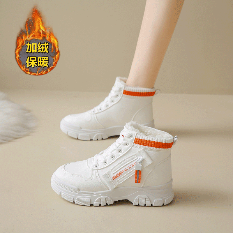 Official Genuine Leather Fleece-Lined Snow Boots for Women 2025 Winter Hot-Selling Non-Slip Warm Martin Boots Short Boots Cotton Boots for Women