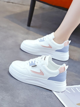 Special Offer Hot-Selling White Sneakers for Women 2025 New Spring and Autumn Versatile Soft-Soled Genuine Leather Sneakers Running Sports Casual Shoes