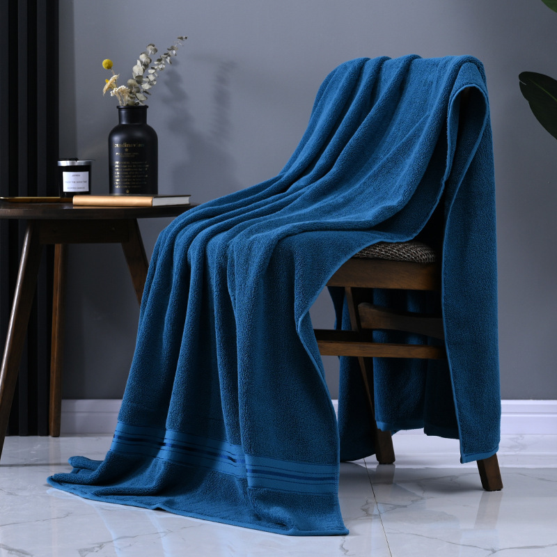 Extra-Large High-End Xinjiang Long-Staple Cotton Bath Towel, Pure Cotton, Absorbent, for Home Use, Suitable for Both Men and Women, Adult Bath Wrap, 2023 New Model