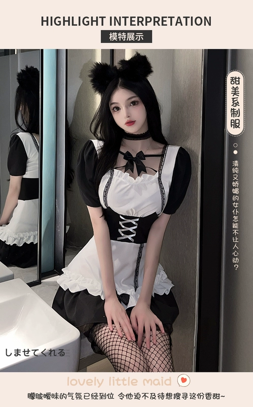 Gợi cảm giúp việc đồng phục phù hợp với tinh khiết ham muốn cosplay Nhật Bản dễ thương lolita loli công chúa trang phục