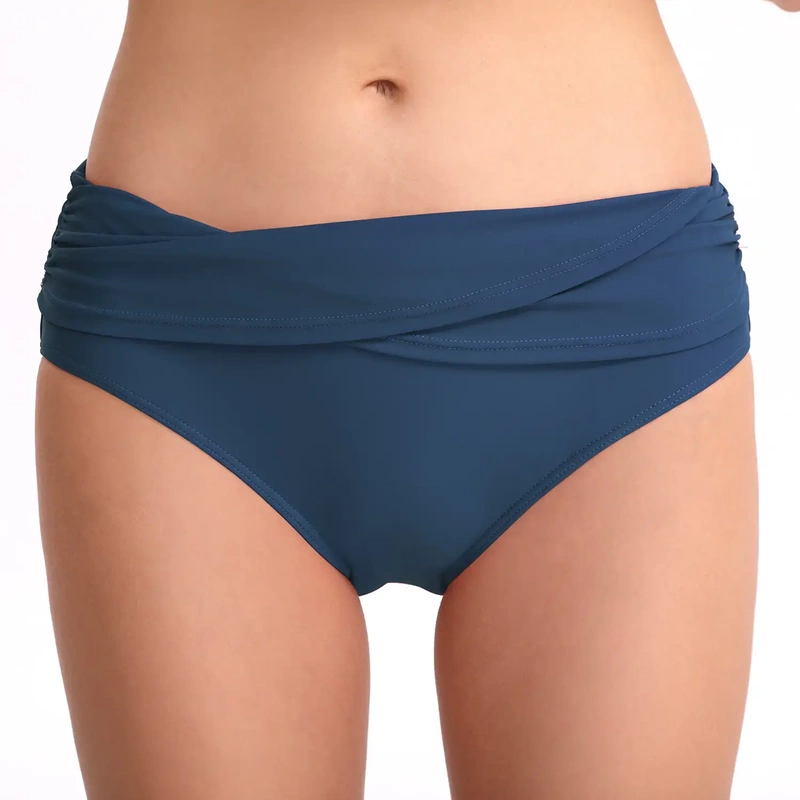 2023 New European and American Style Women's Swim Trunks, Solid Color, Sexy, Butt-Lifting, Slimming, Ruched, Mid-Waist Swim Trunks 2023 New European and American Style Women's Swim Trunks, Solid Color, Sexy, Butt-Lifting, Slimming, Ruched, Mid-Waist Swim Trunks