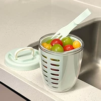 Портативный, зеленый, 600 мл