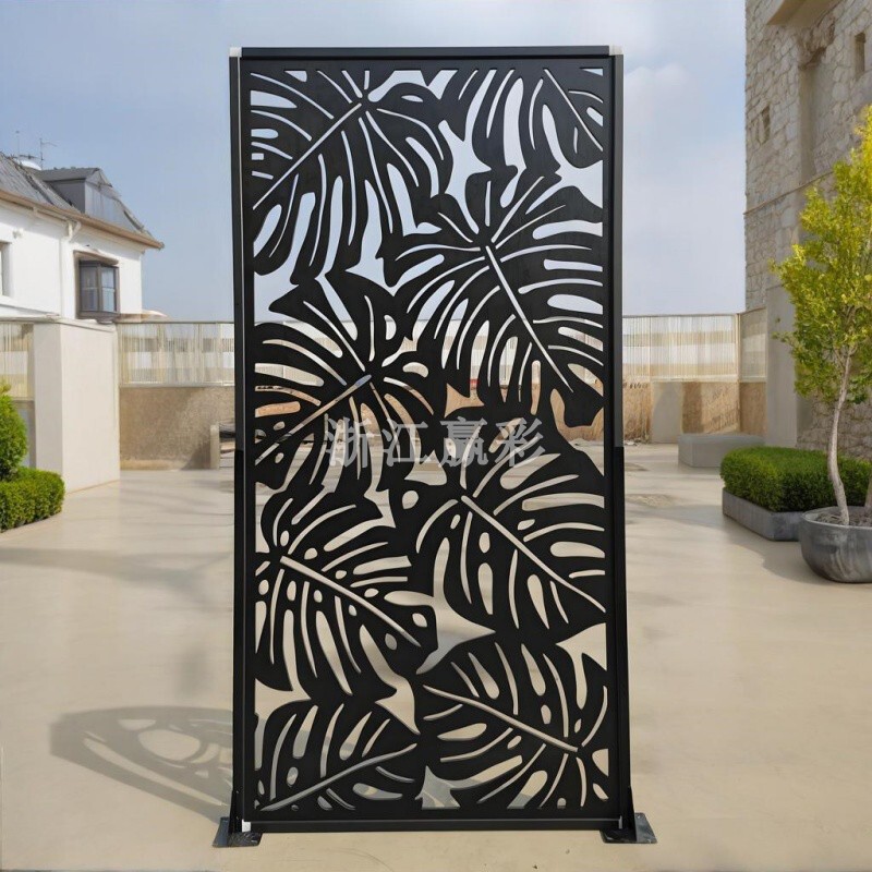 Galvanized Sheet Metal Cut into Guardrails, Balcony Railings, Hollow Carved Panels for Courtyard Fences, Outdoor Privacy Screens, and Background Walls