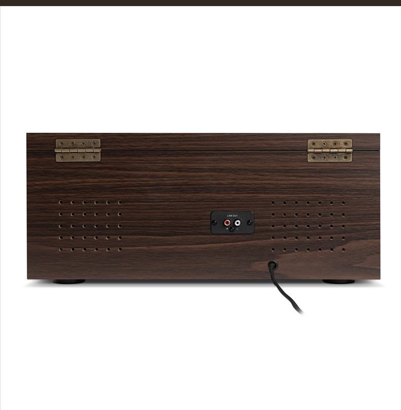 Виниловый проигрыватель victrola维可托乐empire多功能6合1黑胶唱片复古留声机cd蓝牙音箱