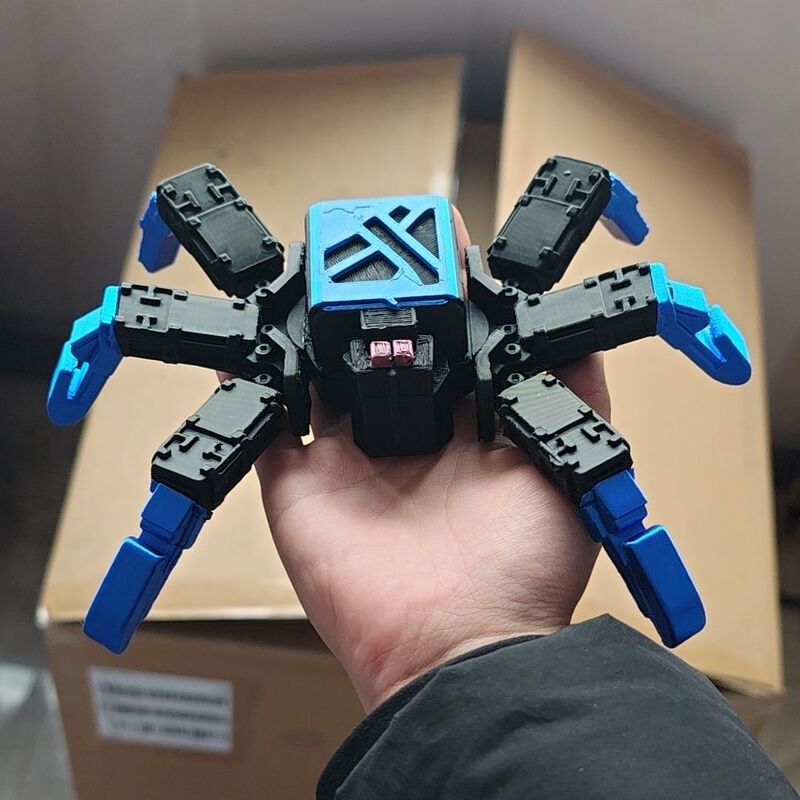 Delta Action Bit-T Spider Miniature 3D Printed Delta Cos Props