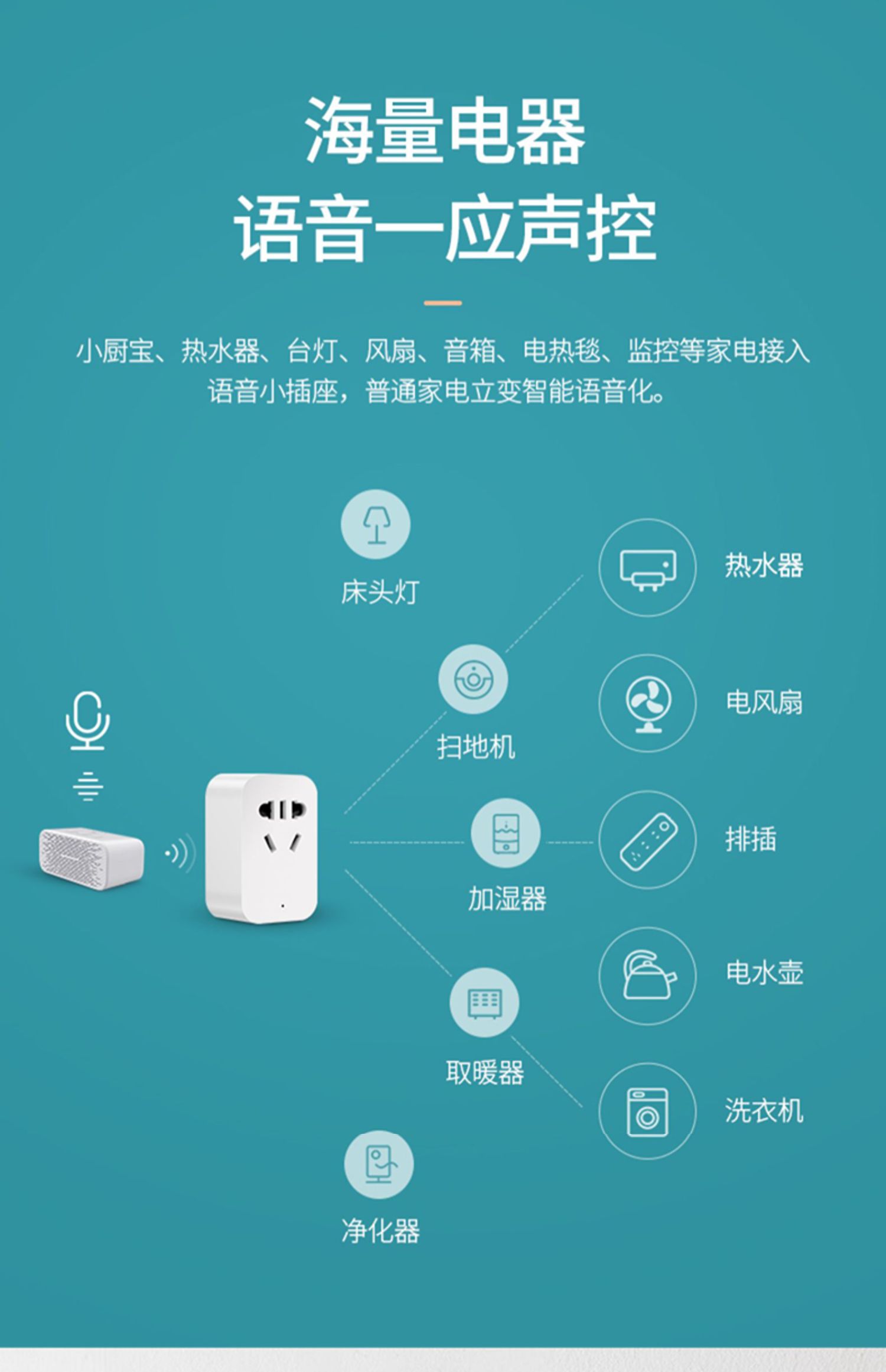 天猫精灵 IHC8403TM 智能WiFi插座 天猫优惠券折后￥15.8包邮（￥25.8-10）