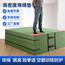 Martial arts flip mat training high jump protective sponge mat taekwondo wrestling practice mat folding mat sports gymnastics mat