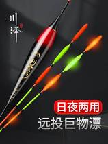 Kawasawa day and night Dual-purpose large objects luminous rafting hook discoloration with eye-catching and coarse silver carp drift with high sensitivity and hard tail float