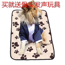 Dog mat bite-resistant four-season pet sleeping mat summer Teddy kennel dog bed medium and large dog golden retriever dog mat supplies