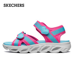 ເກີບກິລາເດັກຍິງລະດູຮ້ອນ Skechers ເກີບ sole soft sole ບໍ່ເລື່ອນ flashing Princess ເກີບ sandals ເດັກນ້ອຍ 20215L