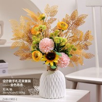 Light luxury ins decoration living room TV cabinet home porch wine cabinet decoration simulation flower decoration housewarming new house ceremony