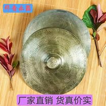 A complete set of Taoist musical instruments old-fashioned bronze cymbals pure copper dojo gongs hand-made refined closed-mouthed cymbals 27 open-mouthed cymbals