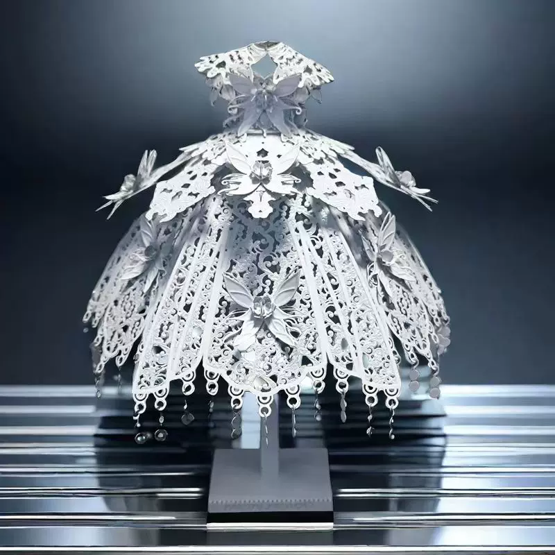Трехмерный конструктор, минифигура, набор материалов, DIY, стиль Лолита, в 3D формате, подарок на день рождения