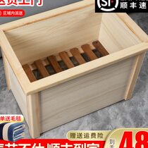 Ludu fire bucket household electric fire bucket solid wood heater winter fire heater energy-saving electric foot warmer stove box