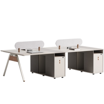 Staff desk minimalist Hyundai 2 II 4 4 6 Six people Place Office station Desktop opposite screen desk
