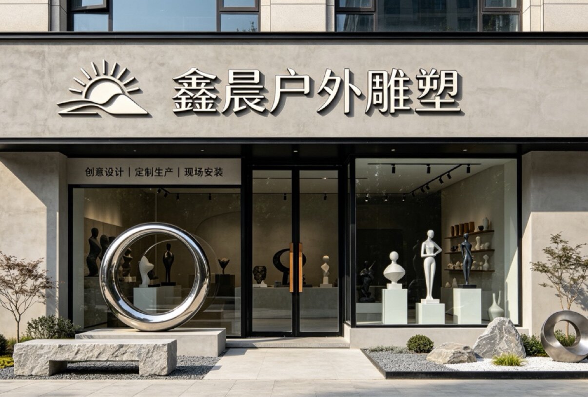 鑫晨户外雕塑的LOGO