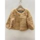 Vintage2024 New Rex Rabbit Fur Round Neck Long Sleeve Off-size Fur Fashion Jacket Winter Women L2