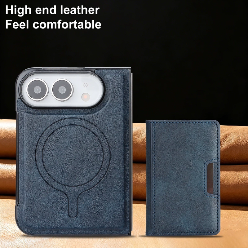 Separable Magnetic Card Holder Suitable for iPhone Duo Foldable Phone Case, Luxury Leather Wallet, New Apple Ultra Card-Insert Business Full-Cover Anti-Drop iPhone Fold Protective Case Separable Magnetic Card Holder Suitable for iPhone Duo Foldable Phone Case, Luxury Leather Wallet, New Apple Ultra Card-Insert Business Full-Cover Anti-Drop iPhone Fold Protective Case