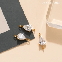 Золотой двойной подвесной (одинарный) TG315