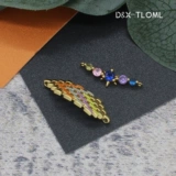 Аксессуар, плетеный ремешок для часов, ожерелье, подвеска ручной работы, браслет с цирконом, DIY