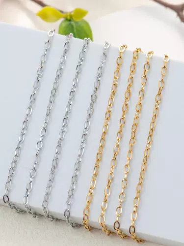 Ювелирные изделия Dongxia, титановая сталь, полированная и гальванизированная овальная сталь, стальная квадратная проволока из золота 18 карат, покрытая в печи, свободная сталь