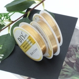 Dongxia ювелирные изделия своими руками, проволока с ручной намоткой, медная проволока, золотая проволока, прочное сохранение цвета, проволока для моделирования, проволока, материал для изготовления ювелирных изделий, обернутый цветок, мягкая проволока