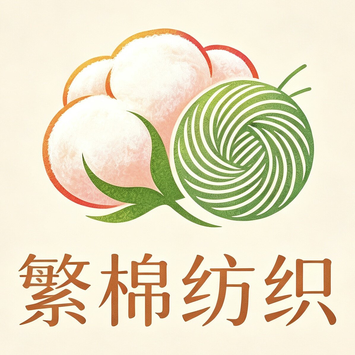 繁棉纺织工厂店的LOGO