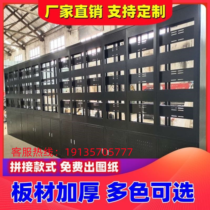 FLOOR ENCLOSURE DISPLAY FRAME CABINET MONITORING ROOM PROPERTY MOBILE EQUIPMENT CABINET RACK LCD SCREEN SPLICING SCREEN-TAOBAO