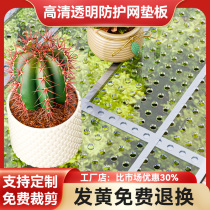 Transparent balcony protection net window fence net anti-fall anti-theft window pad plastic safety net guardrail cat anti-fall pad
