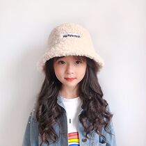 Childrens hat autumn and winter lamb fishermans hat boy and girls fashion ocean pot hat