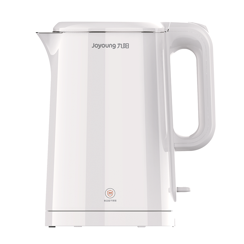 九阳（Joyoung）电水壶家用烧水壶双层保温防烫开水煲热水壶 1.5L/ K15FD-W370/白色