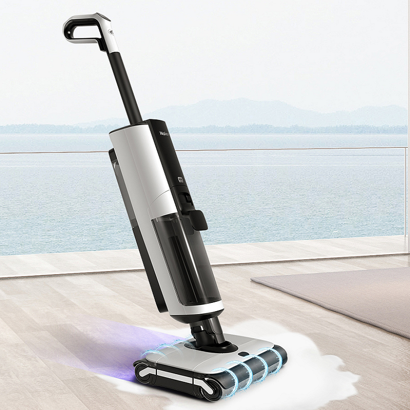 海尔无线双滚刷双动力热烘干家用洗地机RHXZ10BLBU1