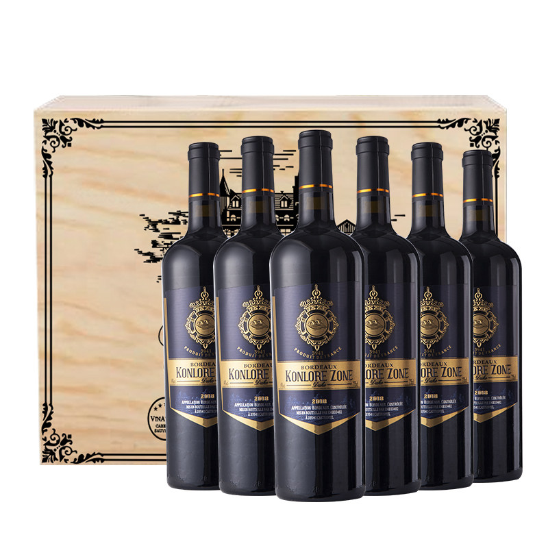 康乐庄园杜克干红葡萄酒(木箱款)750ml*6瓶
