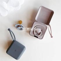 Spot Danish Bibs infant pacifier storage box portable out-and-out dust-proof sanitary pacifier box
