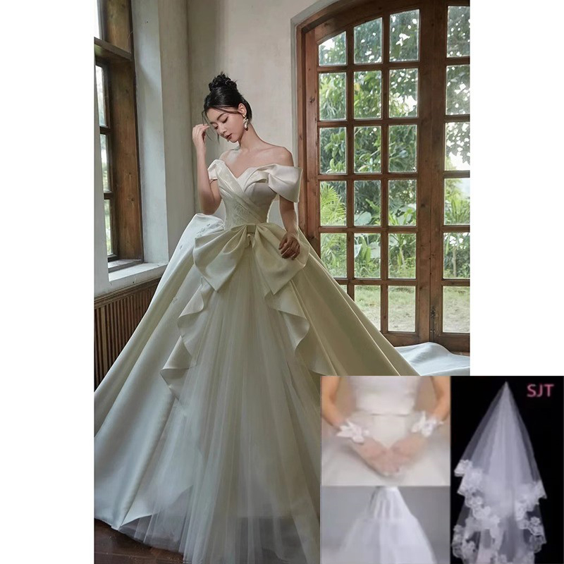  XS recommends within 75 pounds+Tailing model+wedding dress 3 pieces set   + $20.42 