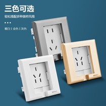 International Electrician 86 Type of wall concealed socket panel Inner embedded invisible refrigerator socket depth adjustable