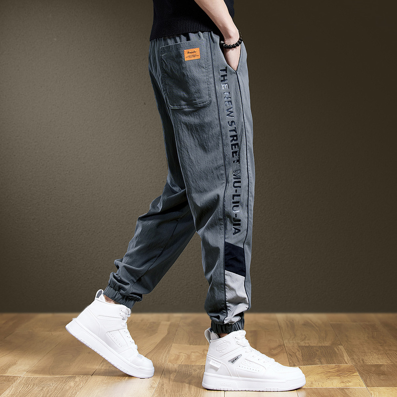 Autumn New Casual Pants Loose Trendy Men's Jogger Cargo Pants Sports Pants Men's Jogging Walking Pants