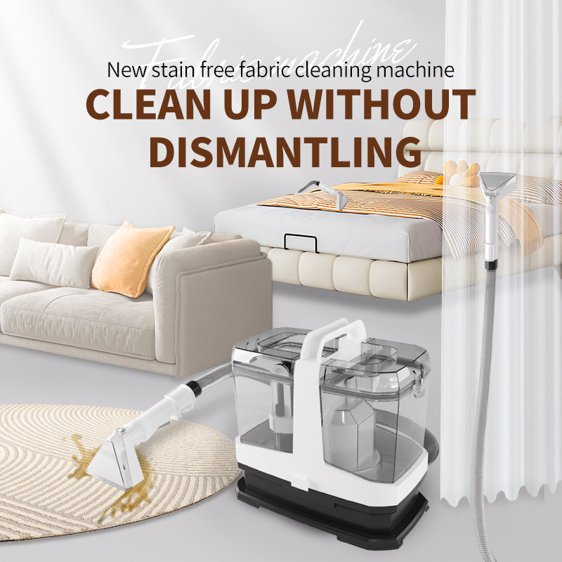 Cross-Border Fabric Cleaning Machine, Multi-Functional Spray, Suction, and Washing All-In-One, Dual Water Tank, Sofa and Carpet Cleaning Machine, Steam Cleaning