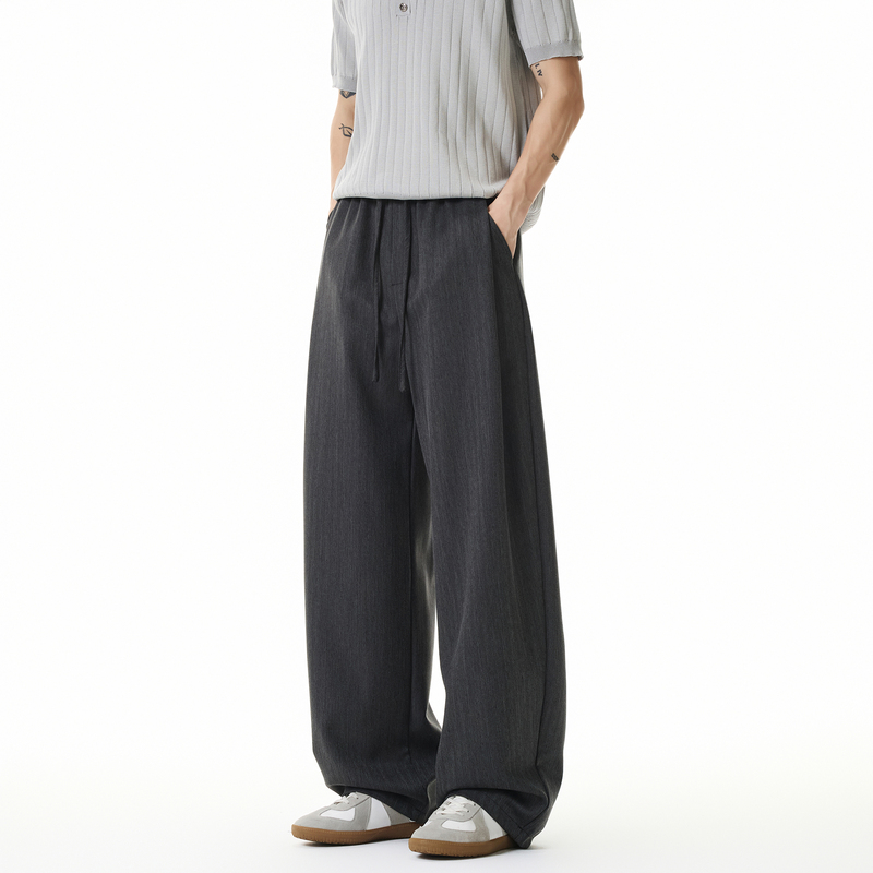 Redants Retro Light Luxury Striped Straight-Leg Dress Pants for Men, Summer Thin Style, Old Money Style, Versatile Straight-Leg Casual Trousers Redants Retro Light Luxury Striped Straight-Leg Dress Pants for Men, Summer Thin Style, Old Money Style, Versatile Straight-Leg Casual Trousers