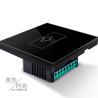 Manufacturer type 86 touch doorbell switch glass panel smart wall touch screen switch waterproof doorbell reset switch