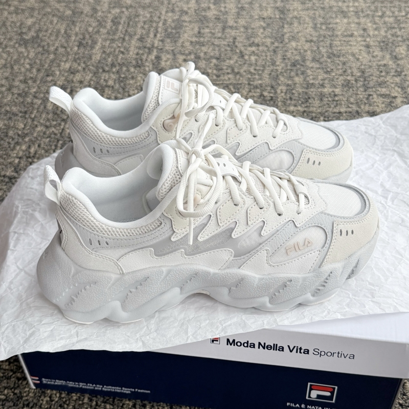 Fila Fern Grass 2 Women's Shoes Dad Shoes 2025 New Casual Shoes Sports Shoes