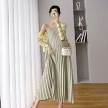 2024 Summer Korean Fashion Maternity Dress Patchwork Pleat L