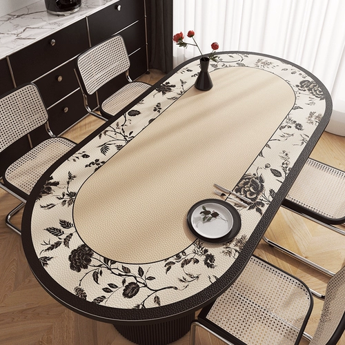 Круглый водонепроницаемый настольный коврик, настольная защитная подушка, в американском стиле, защита от ожогов, изысканный стиль