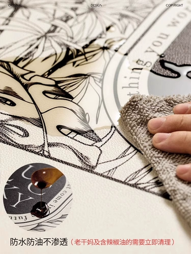 Водонепроницаемый высокий настольный коврик, настольная защитная подушка, в американском стиле, изысканный стиль